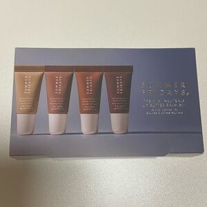 NWT/NIB Summer Fridays mini neutral lip butter balm set